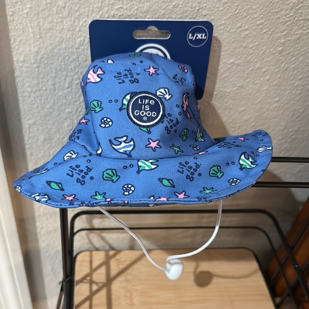 Life is Good Blue Bucket Hat